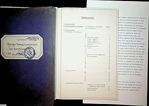 Bild des Verkufers fr ber den Bewegungswiderstand von Dampflokomotiven. 2 Bnde. Wien Diss. Technik 1925. zum Verkauf von ANTIQUARIAT.WIEN Fine Books & Prints