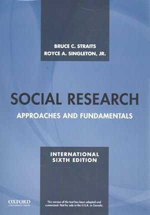 Seller image for Social Research : Approaches and Fundamentals for sale by GreatBookPrices