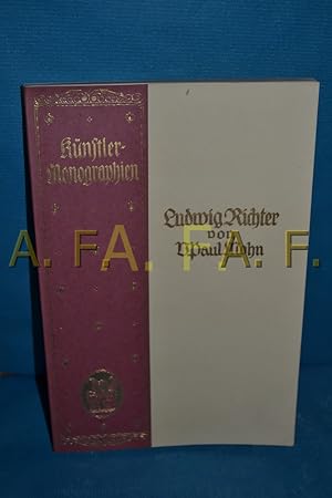 Image du vendeur pour Ludwig Richter (Knstler Monographien, Band 14) mis en vente par Antiquarische Fundgrube e.U.