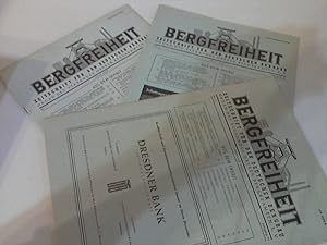 Bergfreiheit. Zeitschrift für den deutschen Bergbau Heft Nr. 7/1958 + Nr.5/1959 + Nr. 2./1960 3 Z...