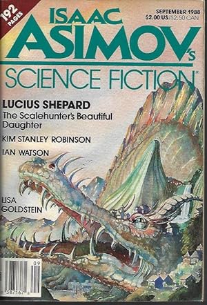 Bild des Verkufers fr Isaac ASIMOV'S Science Fiction: September, Sept. 1988 zum Verkauf von Books from the Crypt