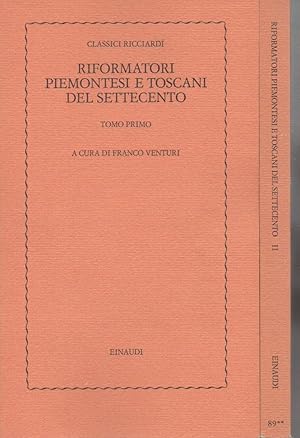 Riformatori Piemontesi e toscani del settecento