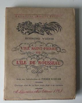 l'Ile de St Pierre dite L'Ile de Rousseau dans le Lac de Brienne a Berne