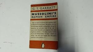 Seller image for Mussolini's Roman Empire for sale by Goldstone Rare Books