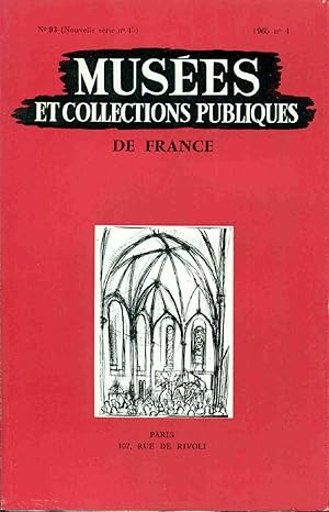 Image du vendeur pour Muses et collections publiques de France . Nouvelle srie no 93 mis en vente par dansmongarage