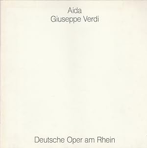 Seller image for Programmheft AIDA Oper von Giuseppe Verdi Premiere 29. September 1989 Opernhaus Dsseldorf for sale by Programmhefte24 Schauspiel und Musiktheater der letzten 150 Jahre