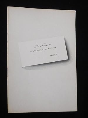 Seller image for Programmheft Die Komdie Berlin 1959/60. Erstauffhrung GELIEBTER LGNER nach Shaw/ Campbell von Kilty. Insz.: Jerome Kilty, Ausstattung: Ita Maximowna. Mit Elisabeth Bergner und O. E. Hasse for sale by Fast alles Theater! Antiquariat fr die darstellenden Knste