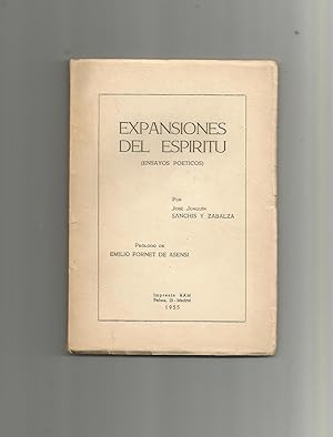 Imagen del vendedor de Expansiones del espritu. (Ensayos poticos). a la venta por Librera El Crabo