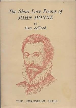Seller image for The Short Love Poems of John Donne for sale by Bittersweet Books