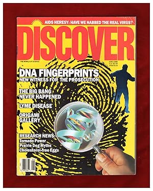 Discover Magazine - June, 1988. DNA Fingerprints; AIDS Heresy: The Real Virus?; Big Bang Never Ha...