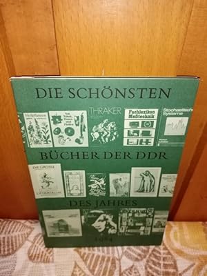 Die "Schönsten Bücher der Deutschen Demokratischen Republik" des Jahres 1984 Herausgegeben vom Bö...