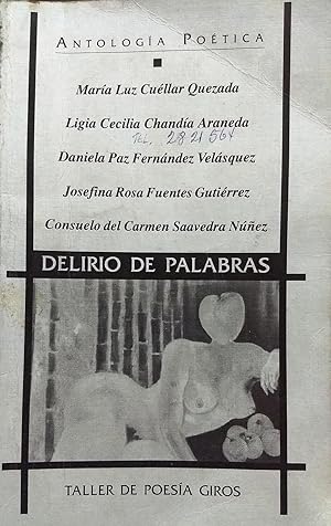 Imagen del vendedor de Delirio de palabras, Antologa potica a la venta por Librera Monte Sarmiento