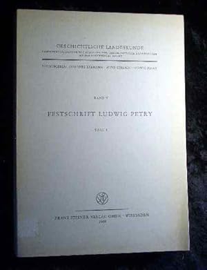 Bild des Verkufers fr Festschrift Ludwig Petry Teil 1. zum Verkauf von Roland Antiquariat UG haftungsbeschrnkt