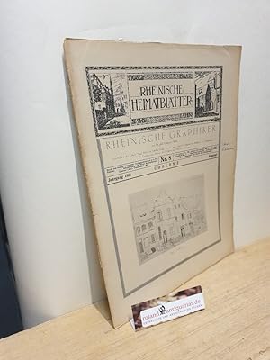 Rheinische Heimatblätter Nr. 8 - August 1924 Sonderheft: Rheinische Graphiker