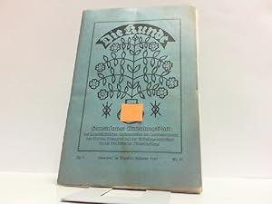 Die Kunde. Hier 8. Jahrgang, Heft 12, Dezember/Julmond 1940. Gemeinsames Mitteilungsblatt des Urg...