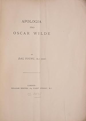 Apologia pro Oscar Wilde.