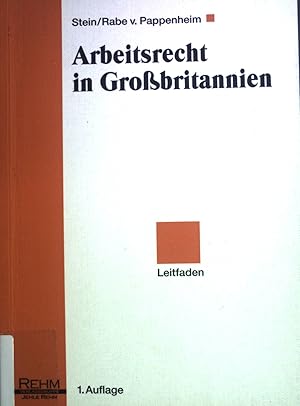 Imagen del vendedor de Arbeitsrecht in Grossbritannien. a la venta por books4less (Versandantiquariat Petra Gros GmbH & Co. KG)