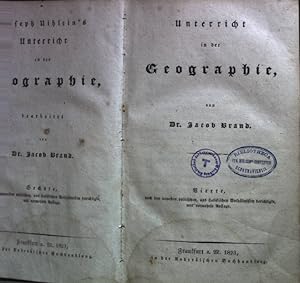 Bild des Verkufers fr Unterricht in der Geographie. zum Verkauf von books4less (Versandantiquariat Petra Gros GmbH & Co. KG)