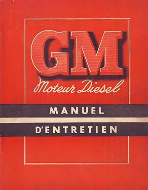 GM moteur diesel - manuel d'entretien -