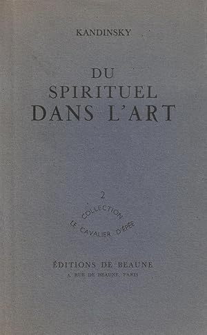 Du spirituel dans l'art et dans la peinture en particulier. Collection : Le cavalier d'épée, N° 2.