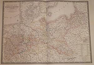 Preußen. Monarchie Prussienne. Original Historische Karte um 1836