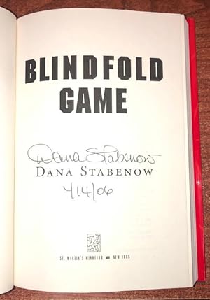 Seller image for Blindfold Game by Dana Stabenow (First Edition) Signed for sale by Heartwood Books and Art
