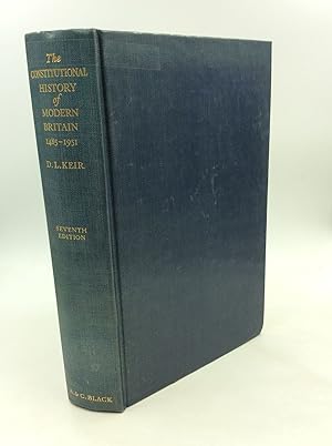 Seller image for THE CONSTITUTIONAL HISTORY OF MODERN BRITAIN Since 1485 for sale by Kubik Fine Books Ltd., ABAA