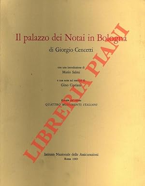 Imagen del vendedor de Il Palazzo dei Notai in Bologna. a la venta por Libreria Piani