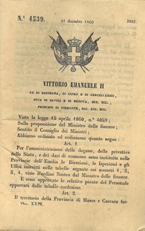 con cui si approvano le piante del personale delle tabelle annesse al presente decreto.