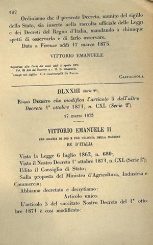 che stabilisce che lo spoglio dei redditi sarà fatto a cura e spese della Camera presso gli Agent...