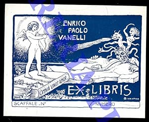 Un foglietto tipografico, per Enrico Paolo Vanelli (Debemur morti nostri nos nostraque), cm. 7 x ...
