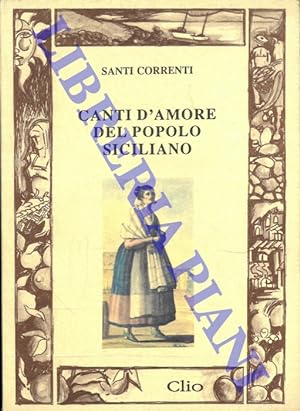 Seller image for Canti d'amore del popolo siciliano. for sale by Libreria Piani