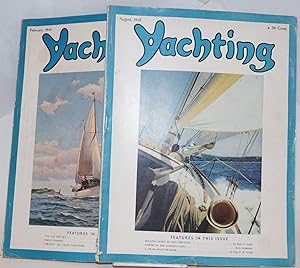 Yachting, Vol LXIX No II [number 2 ] February 1941, plus Vol LXX No II [ ] August 1941; two diffe...