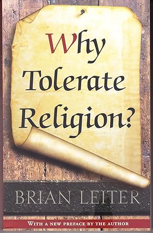 Imagen del vendedor de Why Tolerate Religion a la venta por John Thompson