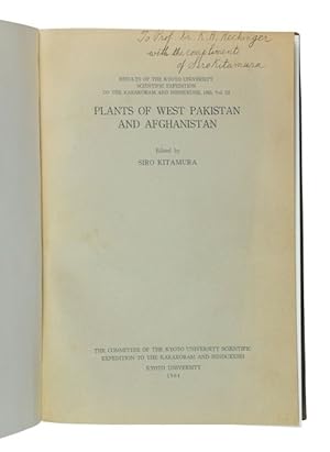 Plants of West Pakistan and Afghanistan. (= Results of the Kyoto University Scientific Expedition...