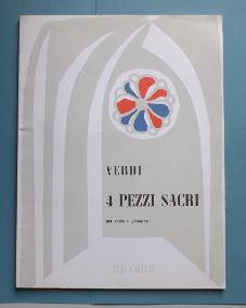 Seller image for 4 Pezzi Sacri (per canto e pianoforte) for sale by ACCESSbooks