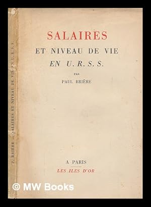 Imagen del vendedor de Salaires et niveau de vie en U. R. S. S a la venta por MW Books Ltd.