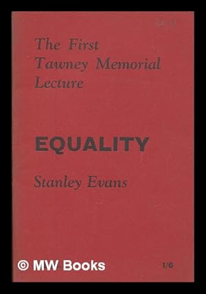 Imagen del vendedor de Equality / Stanley Evans a la venta por MW Books Ltd.