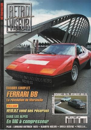Revue rétroviseur n° 157 : dossier Ferrari BB peugeot 16TS et peugeot 404SL
