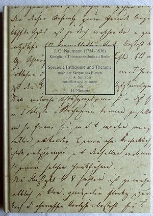 Seller image for Specielle Pathologie und Therapie des Pferdes : nach der Skripte des Eleven E. A. Schrader entziffert und erlutert von H. Niepage for sale by VersandAntiquariat Claus Sydow