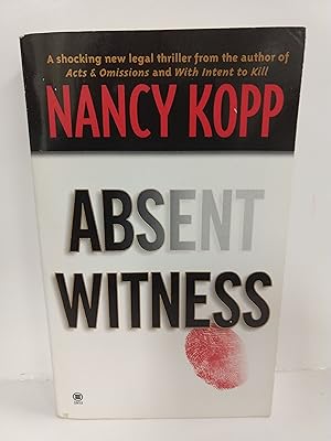 Seller image for Absent Witness for sale by Fleur Fine Books
