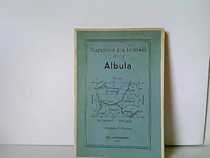 Topographischer Atlas der Schweiz. Albula. Maßstab 1 : 50 000. Gefalzt