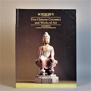 Sotheby's Fine Chinese Ceramics and Works of Art. London Tuesday 11th December 1990.