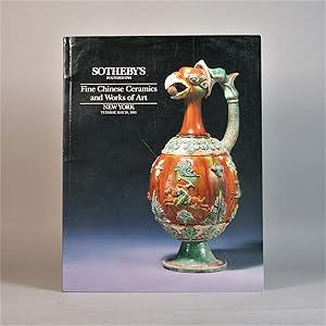 Sotheby's Fine Chinese Ceramics and Works of Art. New York Tuesday, May 28, 1991