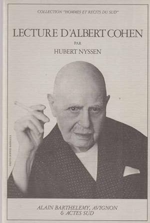Seller image for Lecture d'Albert Cohen. Par Hubert Nyssen. for sale by Fundus-Online GbR Borkert Schwarz Zerfa