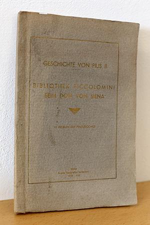 Geschichte von Pius II. Bibliothek Piccolomini beim Dom von Siena. 10 Fresken des Pinturicchio