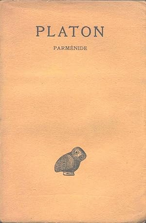 Seller image for Oeuvres compltes, tome VIII, 1re partie : Parmnide (traduction seule) for sale by Calepinus, la librairie latin-grec