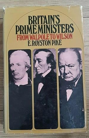 Bild des Verk�ufers f�r BRITAIN'S PRIME MINISTERS zum Verkauf von Happyfish Books