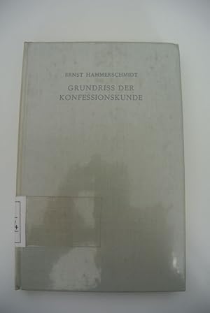 Bild des Verkufers fr Grundriss der Konfessionskunde. zum Verkauf von Antiquariat Bookfarm