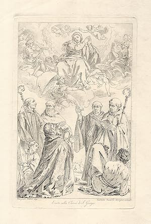 (Madonna in gloria con San Bernardino, Sant'Antonio abate, Sant'Agostino vescovo, San Benedetto, ...
